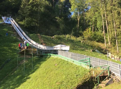 Prva tekma na obnovljeni 50-metrski skakalnici v SSC Gorenja Sava