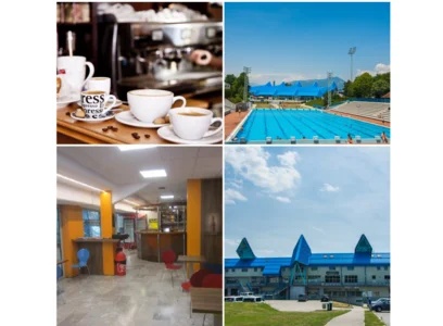 V najem oddajamo 3 gostinske lokale, ki so v sklopu Pokritega olimpijskega bazena in Letnega kopališča Kranj